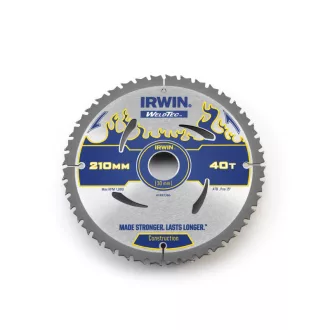 IRWIN Sägeblatt für Holz 210 x 30 mm / 40Z