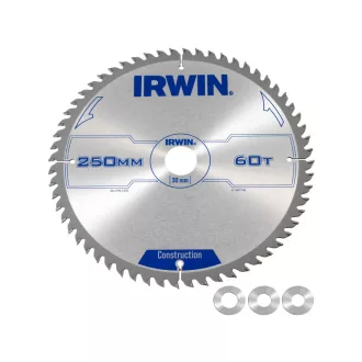 IRWIN Sägeblatt für Holz 250 x 30 mm / 60T