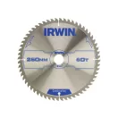 IRWIN Sägeblatt für Holz 250 x 30 mm / 60T