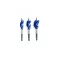 IRWIN Holzbohrer-Set 3-teilig 100 mm Bit Blue Groove 6x