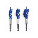 IRWIN Holzbohrer-Set 3-teilig 100 mm Bit Blue Groove 6x