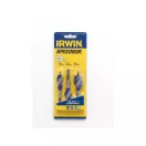 IRWIN Holzbohrer-Set 3-teilig 100 mm Bit Blue Groove 6x
