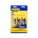 IRWIN Holzbohrer-Set 5-teilig Bit Blue Groove 6x