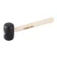 FESTA Gummihammer 400 g, Holzstiel 50 mm