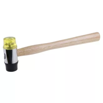 Prägehammer 300 g Holzstiel 35 mm schwarz-gelb