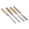 Holzmeißel-Set mit 4-teiligem Holzgriff