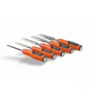 FESTA Holzmeißel-Set mit 5-teiligem Kunststoffgriff und Schleifstein