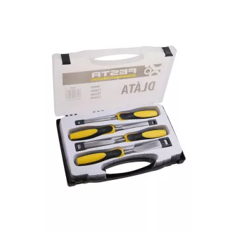   FESTA Holzmeißel-Set mit 4-teiligem Kunststoffgriff (6, 12, 19, 25 mm)