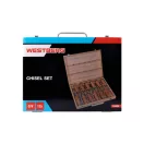 Holzmeißel-Set mit 12 Holzstielen Profi