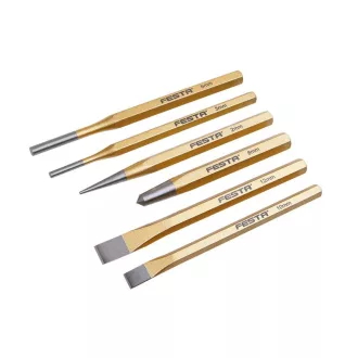   FESTA Flachschneider-, Locher- und Bolzenklopfer-Set 6-teilig