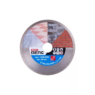   DIAMANT Diamant-Trennscheibe 125 x 1,9 x 5,0 x 22,2 mm durchgehend