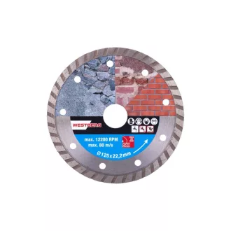 DIAMANT Diamant-Trennscheibe 125 x 2,0 x 7,0 x 22,2 mm Turbo