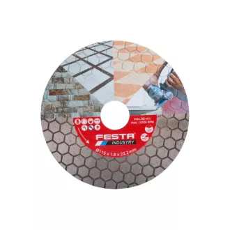 FESTA INDUSTRY Diamanttrennscheibe 115 x 1,8 x 22,2 mm