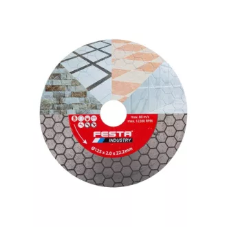 FESTA INDUSTRY Diamanttrennscheibe 125 x 2 x 22.2 mm
