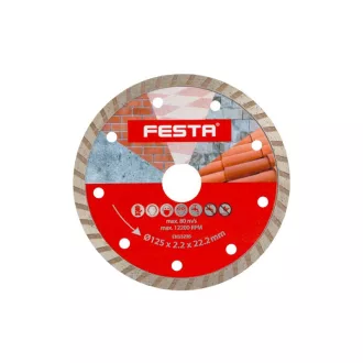 FESTA Diamant-Trennscheibe 125 x 2,4 x 22,2 mm Turbo