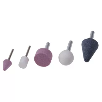 Stiftschleifscheibensatz 5-teilig (6 mm Stift)