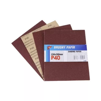 Schleifpapier A4 P40 (10 Stück)