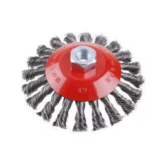 FESTA Abgewinkelte gedrehte Rundbürste M14 125 mm Stahl