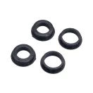 FESTA Rundbürste 125 x 20 mm mit Verjüngungsringen, Messingbeschichtung