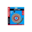 FESTA Rundbürste 175 x 32 mm mit Verjüngungsringen, Messingbeschichtung