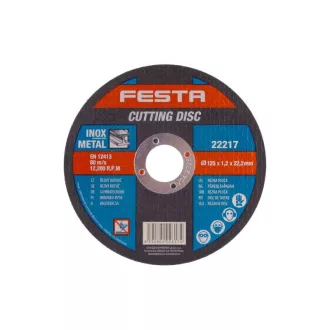 FESTA Trennscheibe für Metall 125 x 1,2 x 22,2 mm Inox