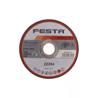 FESTA INDUSTRY Trennscheibe für Metall 115 x 2,0 x 22,2 mm