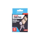 Schlosseinsatz 65 mm 3-Schlüssel-Sicherheit Nickel