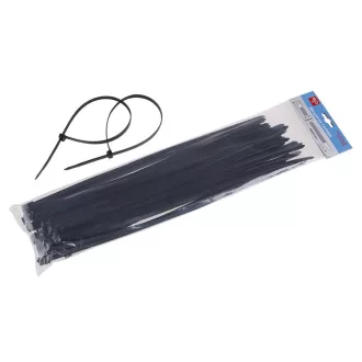 Kabelbinder 400 x 7,6 mm schwarz (50 Stück)