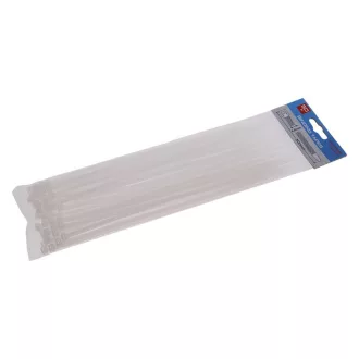 Kabelbinder 300 x 4,8 mm weiß (50 Stück)