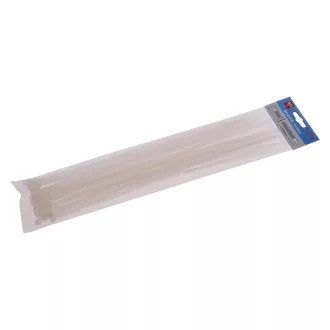 Kabelbinder 400 x 4,8 mm weiß (50 Stück)