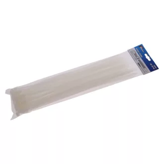 Kabelbinder 400 x 7,6 mm weiß (50 Stück)