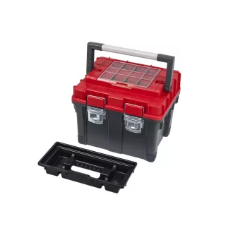 QBRICK REGULAR Werkzeugkiste Compact 2 Carbo HD rot