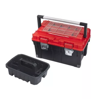 QBRICK REGULAR Werkzeugkiste Trophy 2 Carbo HD rot