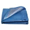 Standard Abdeckplane 9 m2 (3 x 3 m) 70 g/m2 blau