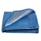 Abdeckplane 4 m2 (2 x 2) PE 70g/m2 blau