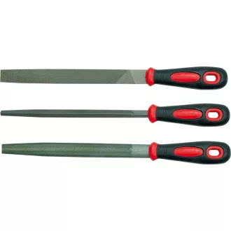 VOREL Feilenset 3-teilig 200 mm / #2 mittel