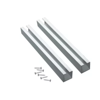   QBRICK Zubehör-Set Aluminium-Führungsschienen für rollende Kiste ONE