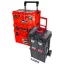 QBRICK SYSTEM PRIME Rollender Werkzeugkoffer Custom SET 2 Red Ultra HD + REGULAR Rollender Werkzeugkoffer