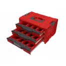 QBRICK SYSTEM PRO Rollender Werkzeugkasten mit Schubladen 4 Red Ultra HD