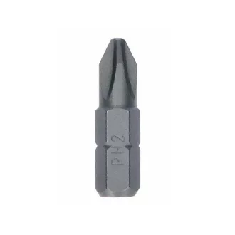   BOSCH Bitspitze PH2 x 25 mm 1/4" in Tic Tac Box Extra Hard (25 Stück)