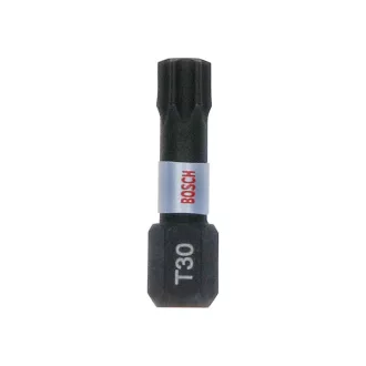  BOSCH Bithegy Torx T30 x 25 mm 1/4" Tic Tac im Karton Impact Control (25 Stück)