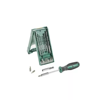 BOSCH Bitspitze und Bohrer-Set 15-teilig Mini X-Line