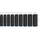 BOSCH PRO Lange Steckschlüssel-Satz 9-teilig 1/4" 6-14 mm CrMo