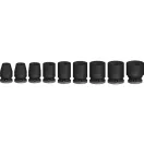 BOSCH PRO Maschinen-Steckschlüssel-Set 9-teilig 3/8" 7-19 mm CrMo