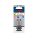 BOSCH PRO Impact Bit Set 3-teilig T10 / T15 / T20 x 55 mm 1/4" Hex
