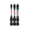 BOSCH PRO Impact-Bitset 3-teilig PZ1 / PZ2 / PZ3 x 55 mm 1/4" Hex