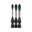 BOSCH PRO Impact-Bitset 3-teilig PZ1 / PZ2 / PZ3 x 55 mm 1/4" Hex