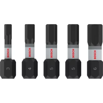   BOSCH PRO Impact Bit-Set 5-teilig 25 mm (H3/H4/H5x2/H6) 1/4" Hex