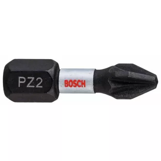   BOSCH Bitspitze PZ2 x 25 mm 1/4" Impact Control (2 Stück)
