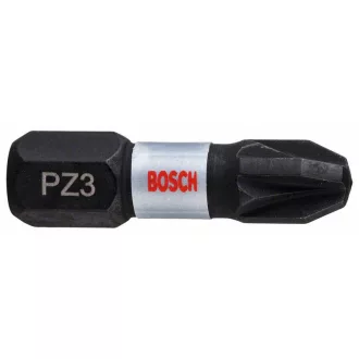   BOSCH Bitspitze PZ3 x 25 mm 1/4" Impact Control (2 Stück)